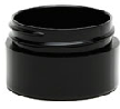 Black Polypropylene Plastic Jars